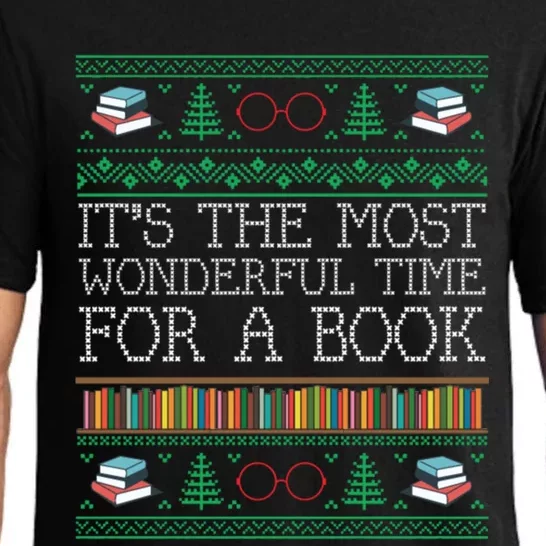 Librarian Books Reading Ugly Christmas Sweaters Great Gift Pajama Set