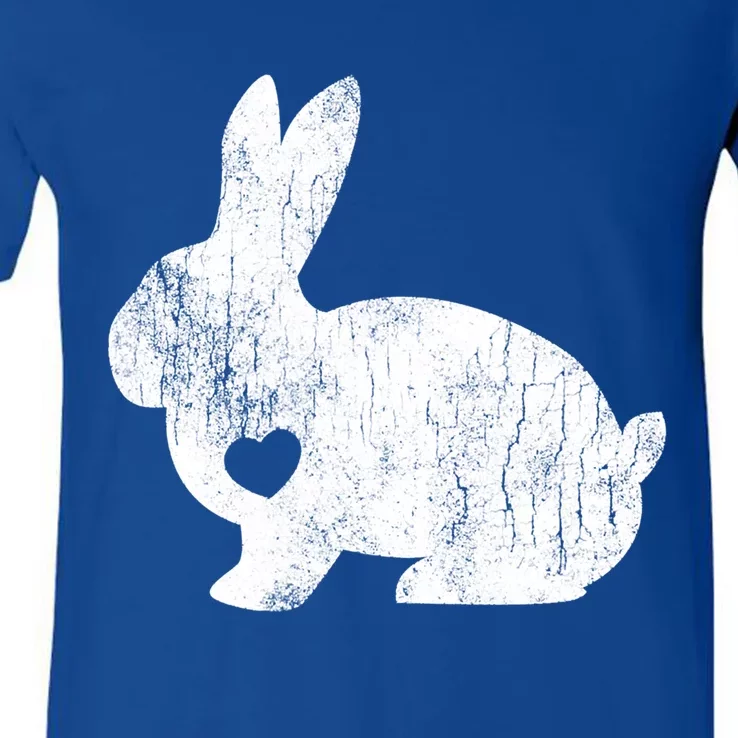 Love Bunny Rabbit Lover Animal Pet Owner Easter Gift Cool Gift V-Neck T-Shirt