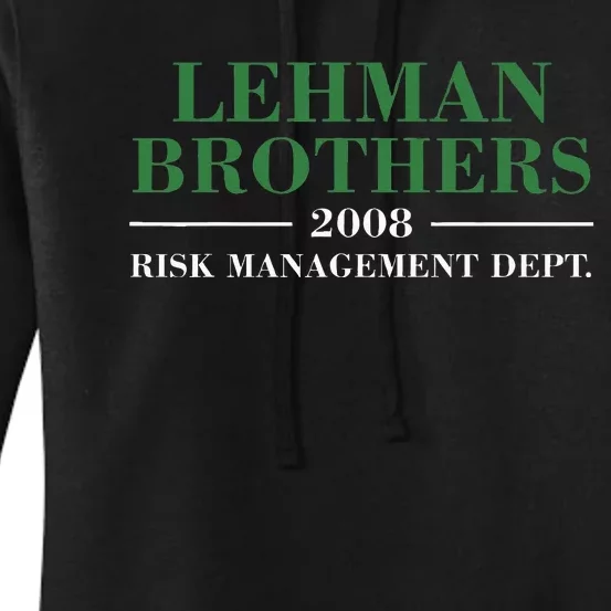 Lehman Brothers Risk Managet Dept Women's Pullover Hoodie