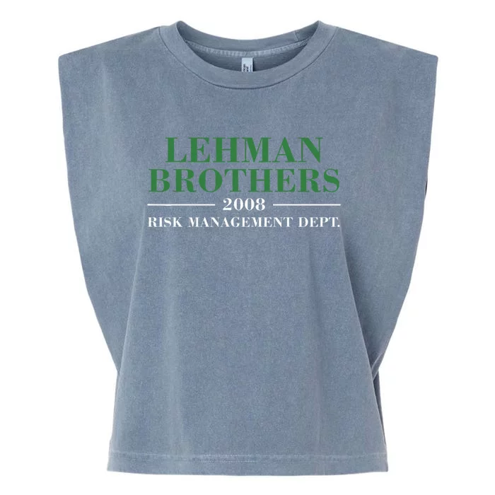 Lehman Brothers Risk Managet Dept Garment-Dyed Women's Muscle Tee