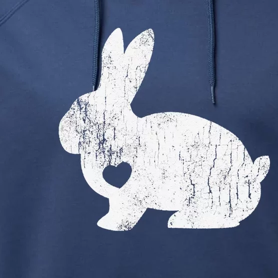 Love Bunny Rabbit Lover Animal Pet Owner Easter Performance Fleece Hoodie