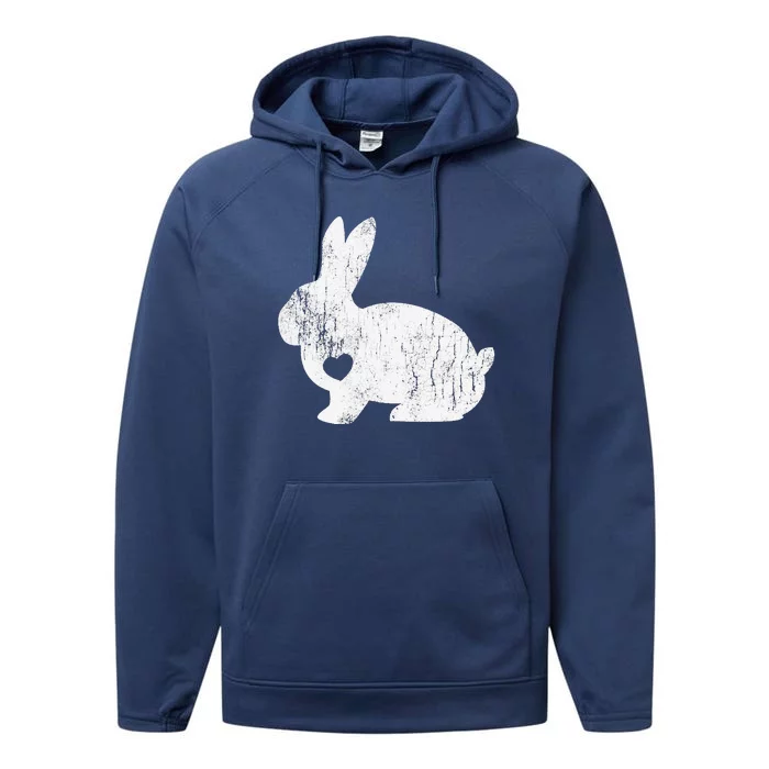 Love Bunny Rabbit Lover Animal Pet Owner Easter Performance Fleece Hoodie