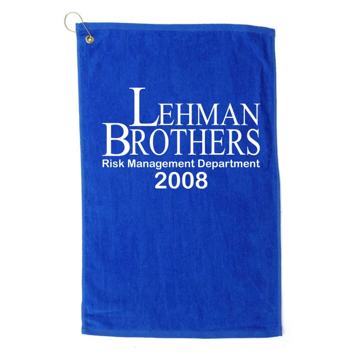 Lehman Brothers Risk Management Department 2008 Platinum Collection Golf Towel