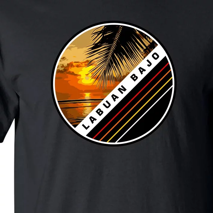 Labuan Bajo Retro Sunset Tall T-Shirt