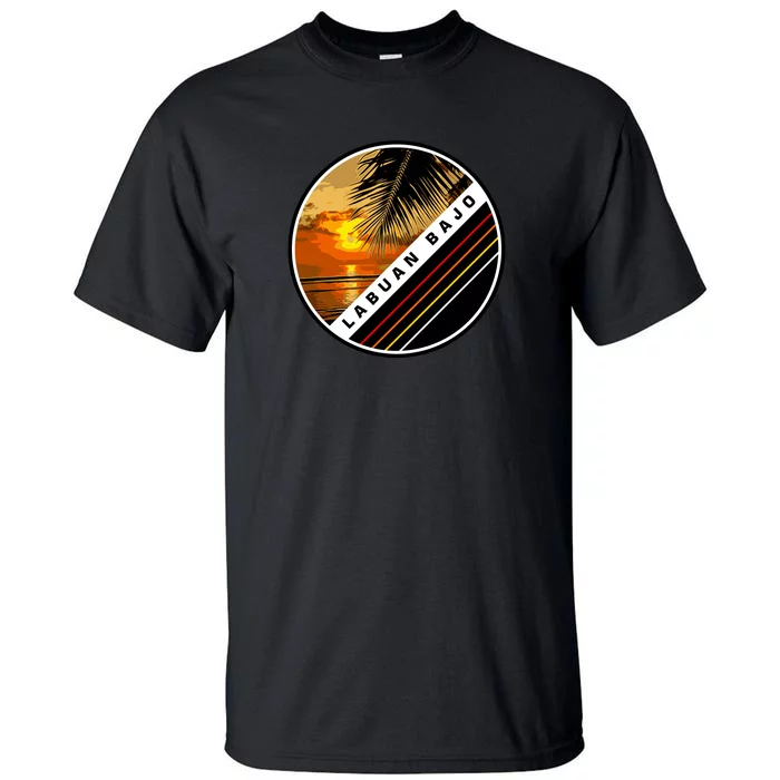 Labuan Bajo Retro Sunset Tall T-Shirt