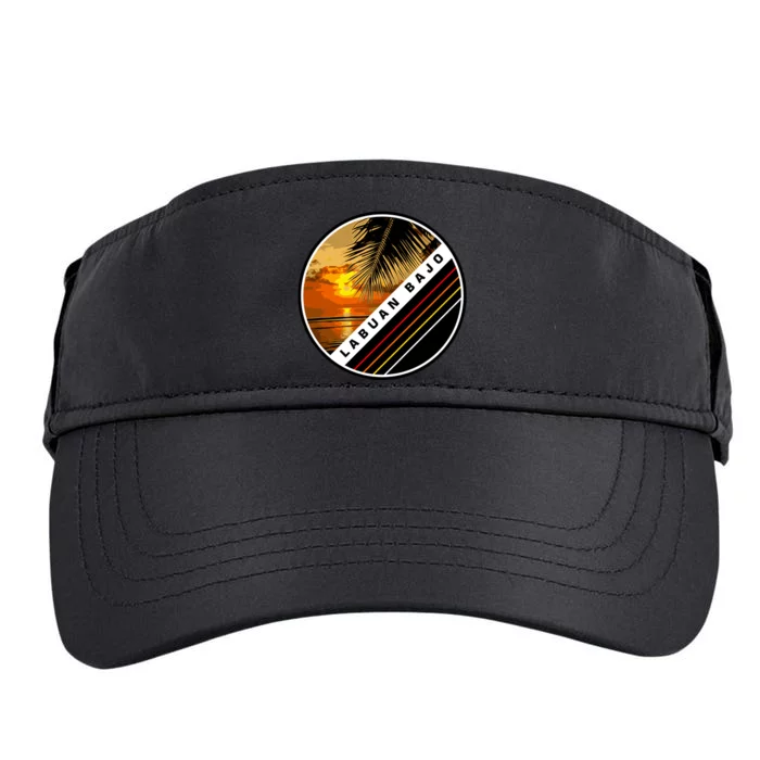 Labuan Bajo Retro Sunset Adult Drive Performance Visor