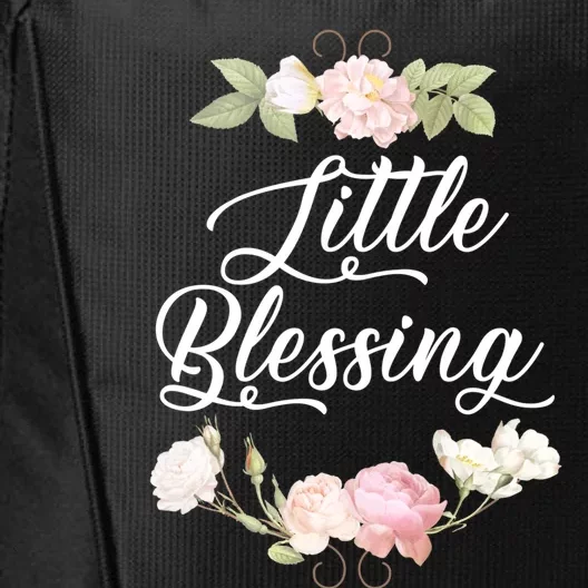 Little Blessing Son Daughter Newborn Family Funny Gift City Backpack