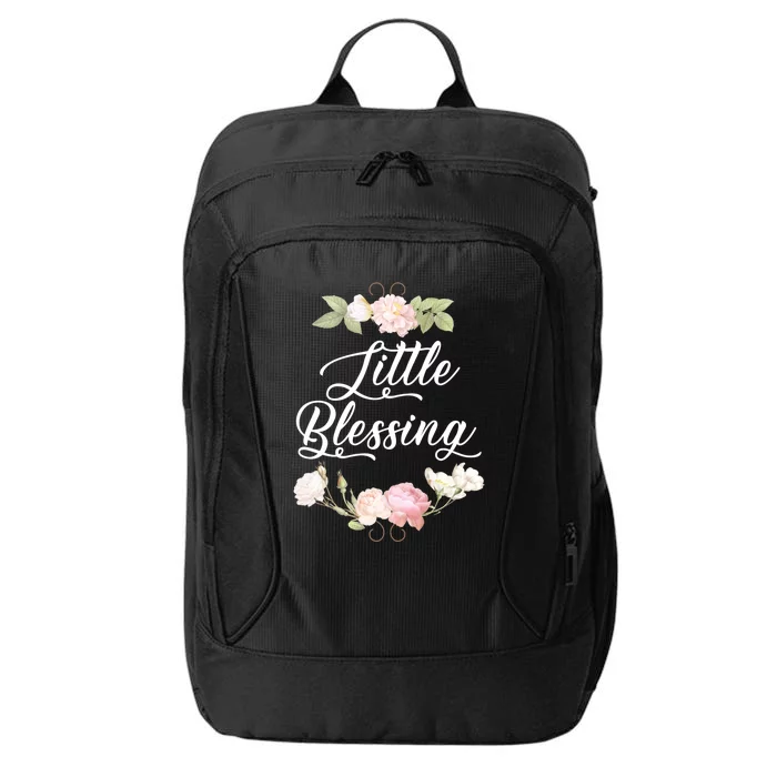 Little Blessing Son Daughter Newborn Family Funny Gift City Backpack