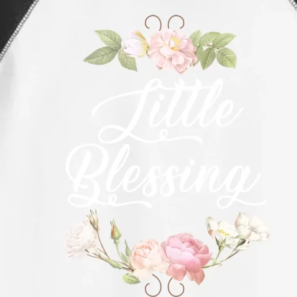 Little Blessing Son Daughter Newborn Family Funny Gift Toddler Fine Jersey T-Shirt