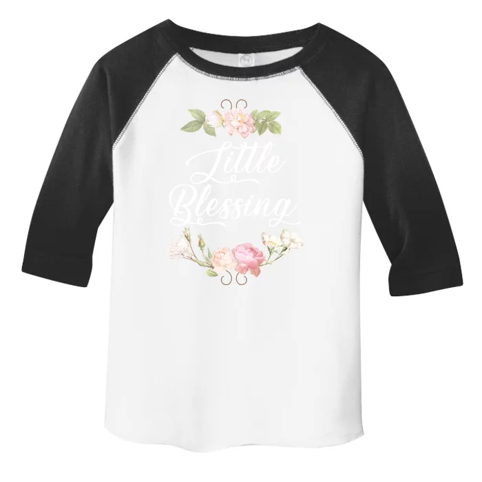 Little Blessing Son Daughter Newborn Family Funny Gift Toddler Fine Jersey T-Shirt