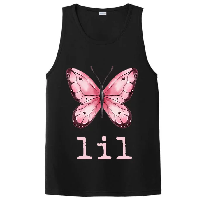 Little Butterfly Sorority Reveal Big Little for Lil Sister Performance Tank