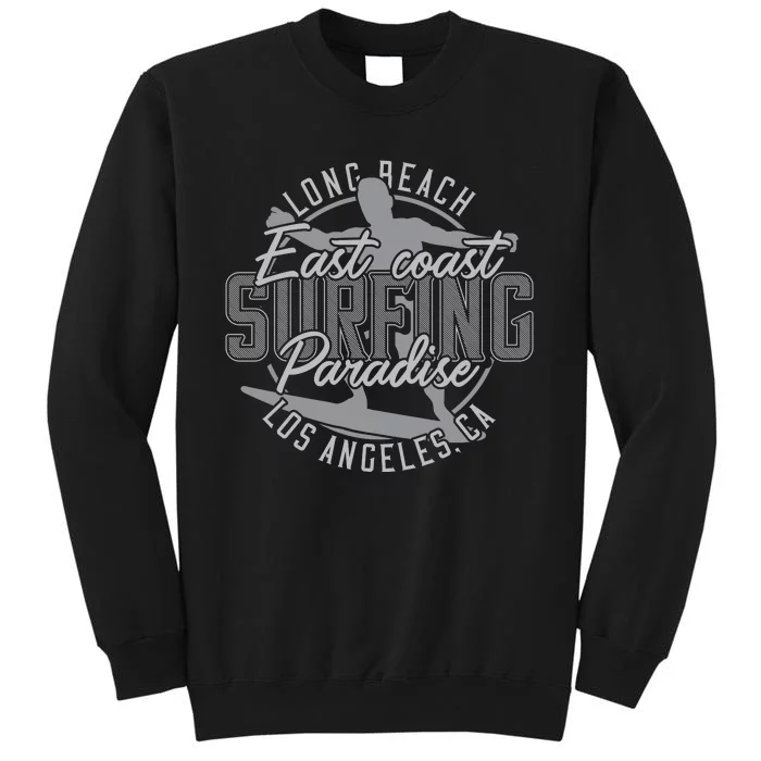 Long Beach Surfing Tall Sweatshirt