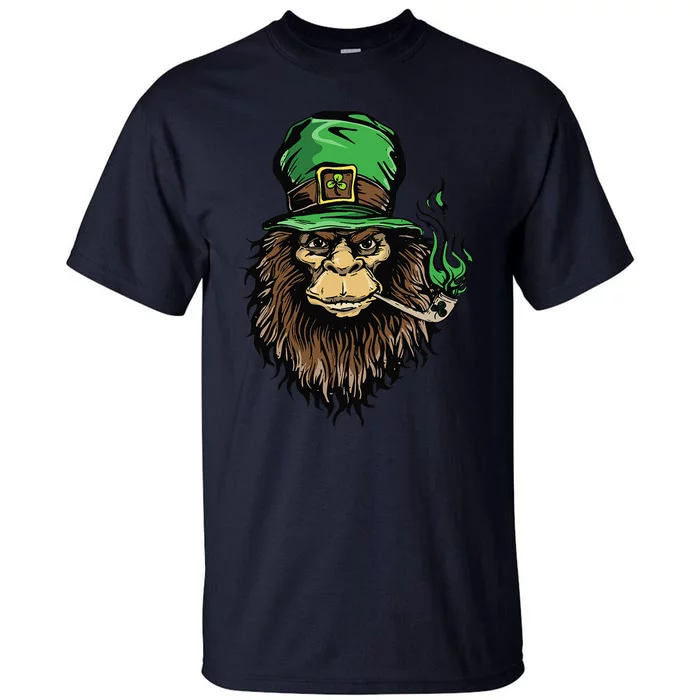 Leprechaun Bigfoot St Patricks Day Tall T-Shirt