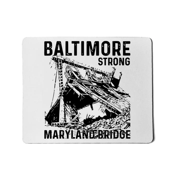 Limited Baltimore Strong Maryland Bridge Vintage Mousepad