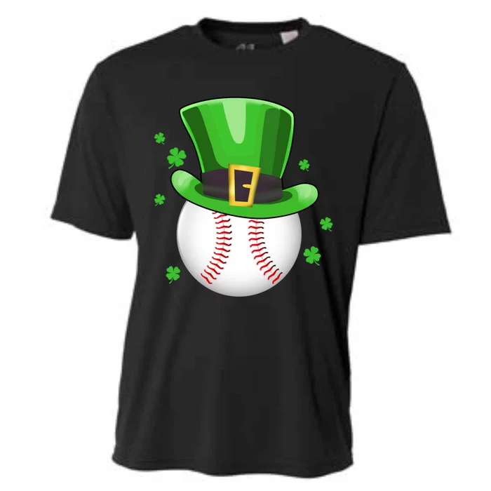 Leprechaun Baseball St Patricks Day Baseball Mom Gift Cooling Performance Crew T-Shirt