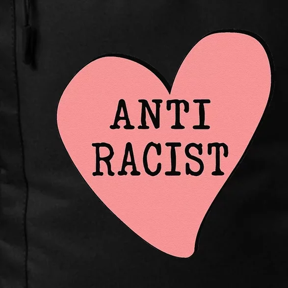 Love Blm Support Racial Equality Protest Heart Anti Racist Daily Commute Backpack