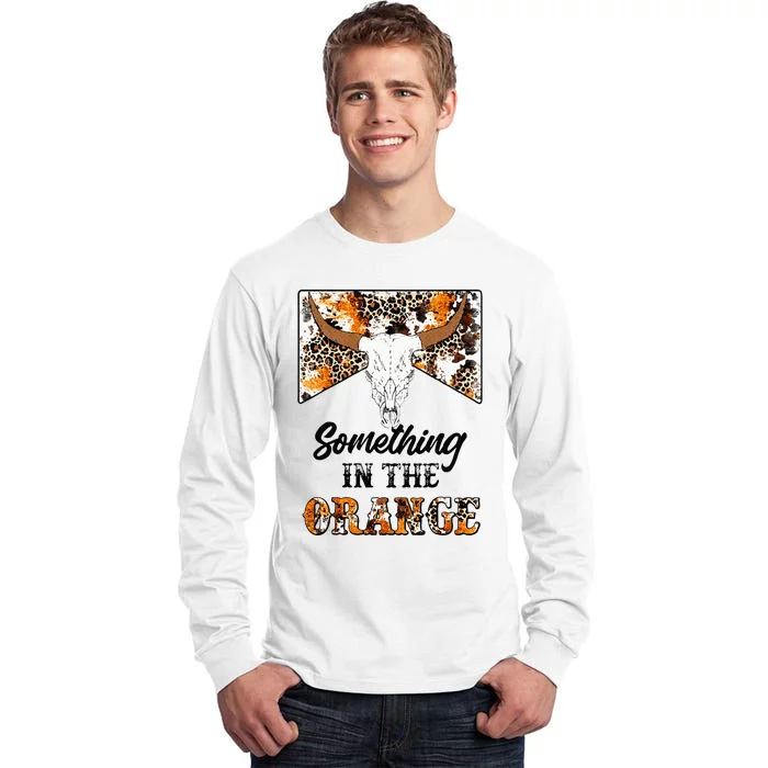 Leopard Bullhead Something In The Orange Western Country Tall Long Sleeve T-Shirt