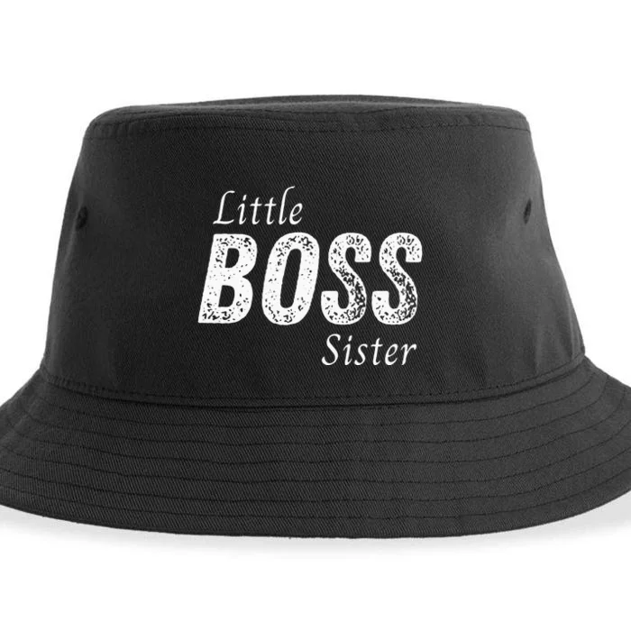 Little Boss Sister Baby Children Sustainable Bucket Hat