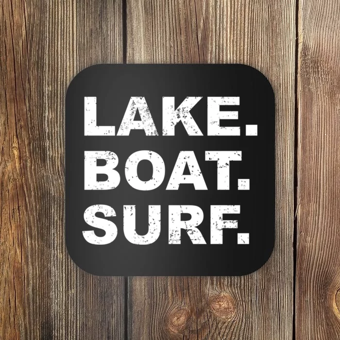 Lake Boat Surf Gift Wakesurf Wake Board Surfing Coaster