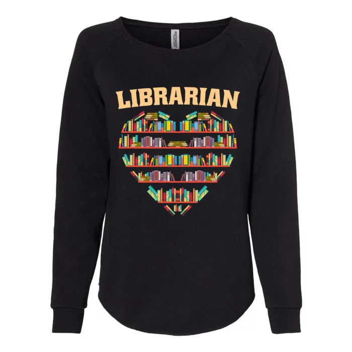 Librarian Books School Librarian Gift Womens California Wash Sweatshirt