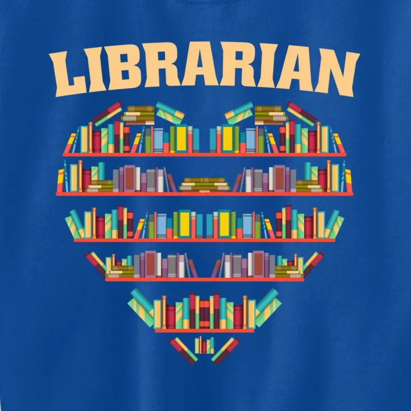 Librarian Books School Librarian Gift Kids Sweatshirt