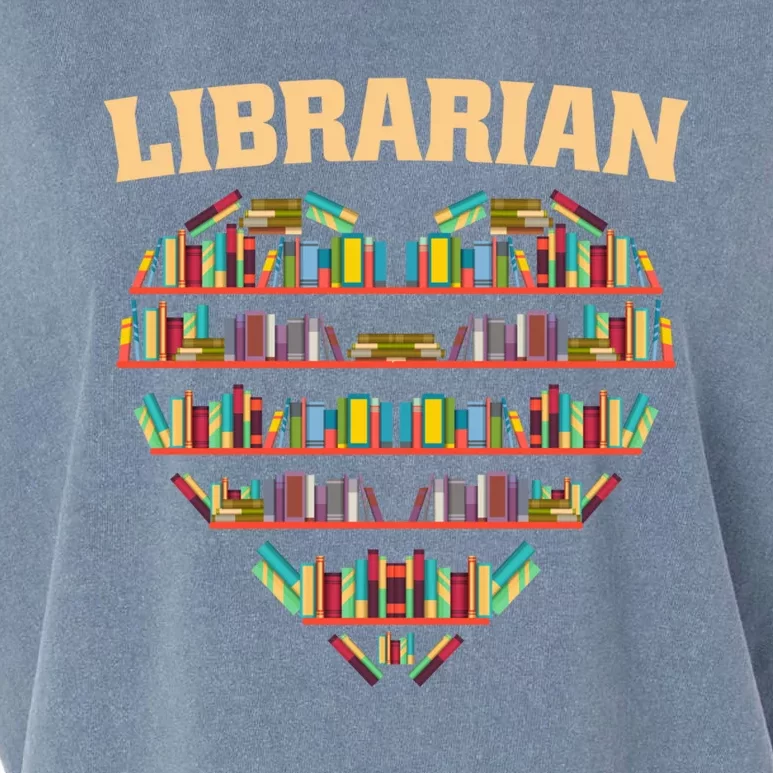 Librarian Books School Librarian Gift Garment-Dyed Women's Muscle Tee