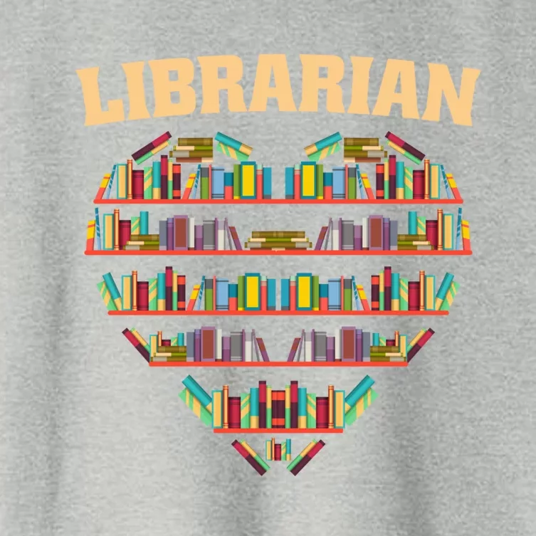 Librarian Books School Librarian Gift Women's Crop Top Tee