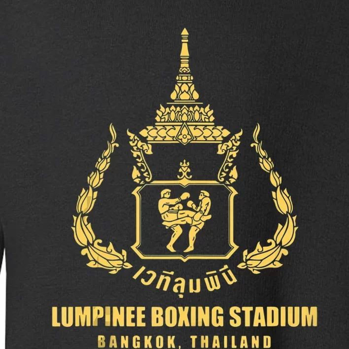 Lumpinee Boxing Stadium Bangkok Thailand Muay Thai Boxing Toddler Sweatshirt