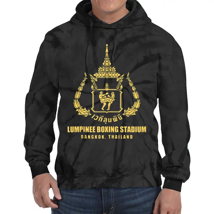 Lumpinee Boxing Stadium Bangkok Thailand Muay Thai Boxing Tie Dye Hoodie