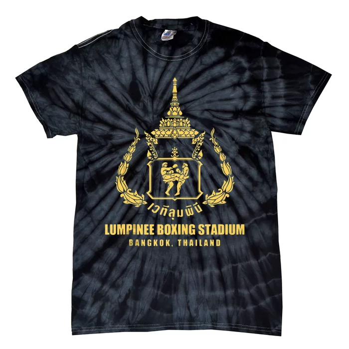 Lumpinee Boxing Stadium Bangkok Thailand Muay Thai Boxing Tie-Dye T-Shirt