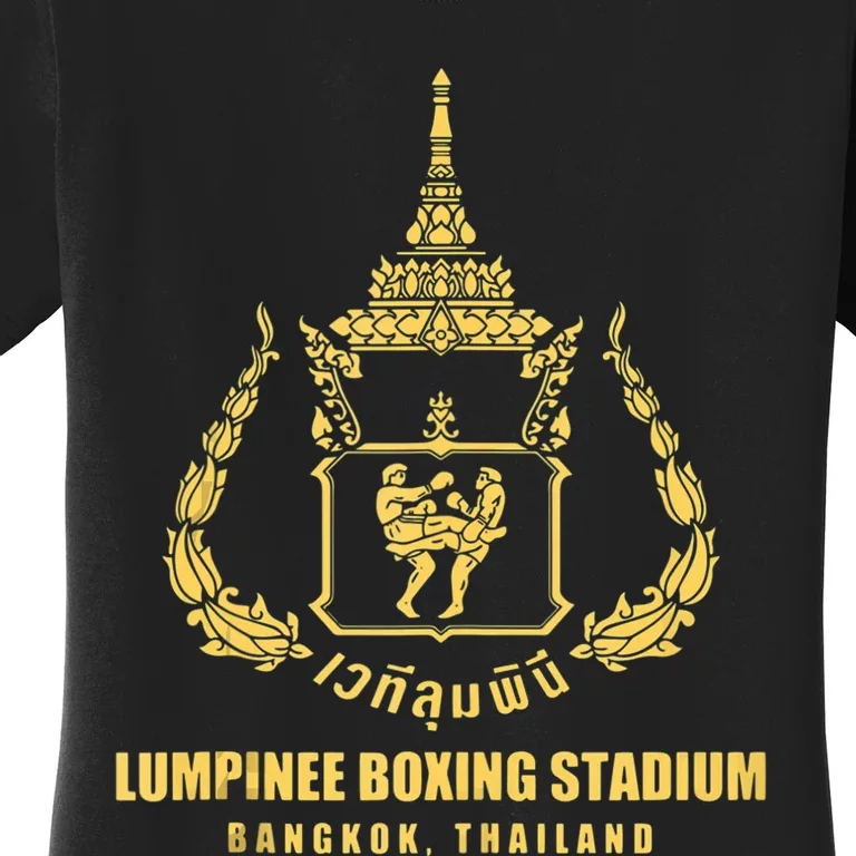 Lumpinee Boxing Stadium Bangkok Thailand Muay Thai Boxing Women's T-Shirt