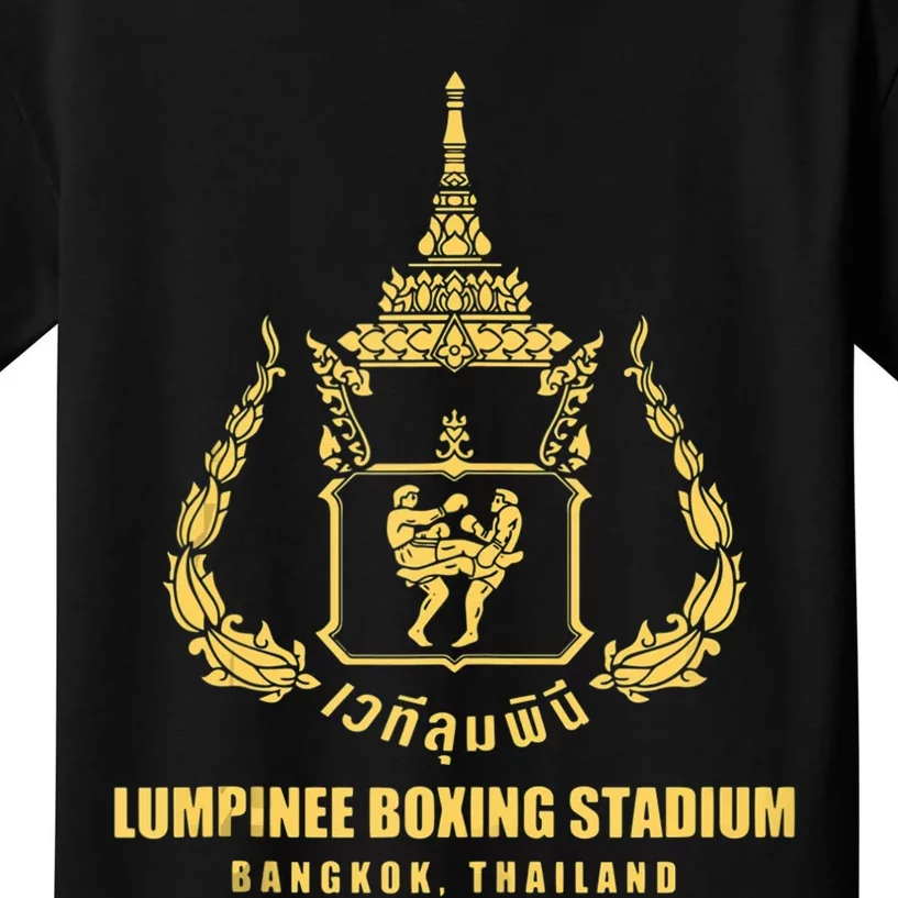 Lumpinee Boxing Stadium Bangkok Thailand Muay Thai Boxing Kids T-Shirt