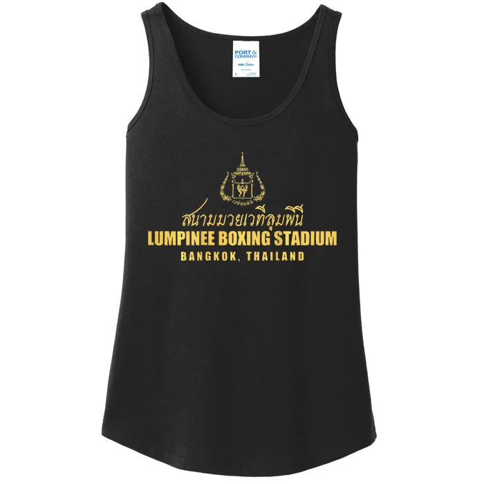 Lumpinee Boxing Stadium Bangkok Thailand Muay Thai Boxing Ladies Essential Tank