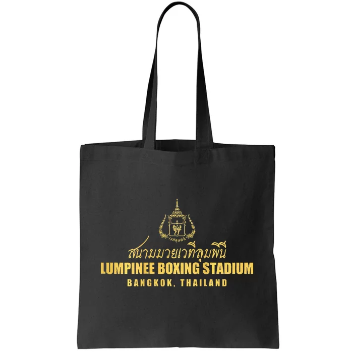 Lumpinee Boxing Stadium Bangkok Thailand Muay Thai Boxing Tote Bag