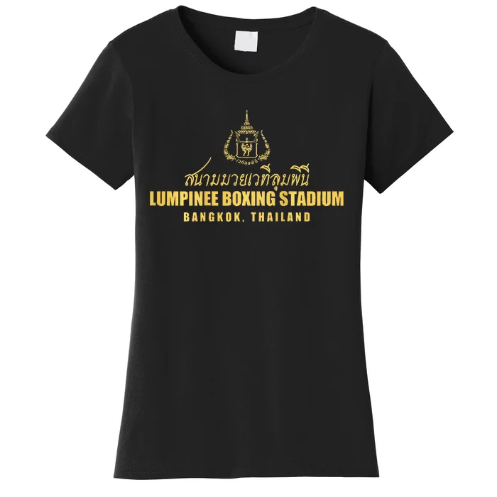 Lumpinee Boxing Stadium Bangkok Thailand Muay Thai Boxing Women's T-Shirt