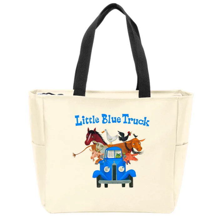 Little Blue Truck Zip Tote Bag