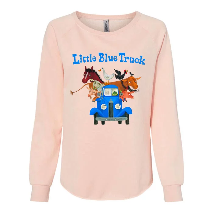 Little Blue Truck Womens California Wash Sweatshirt