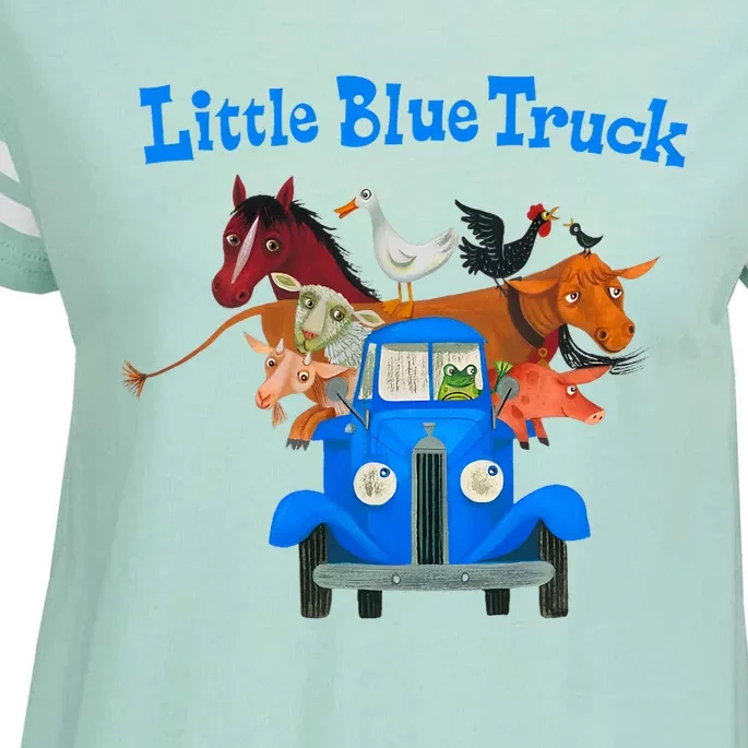 Little Blue Truck Enza Ladies Jersey Football T-Shirt