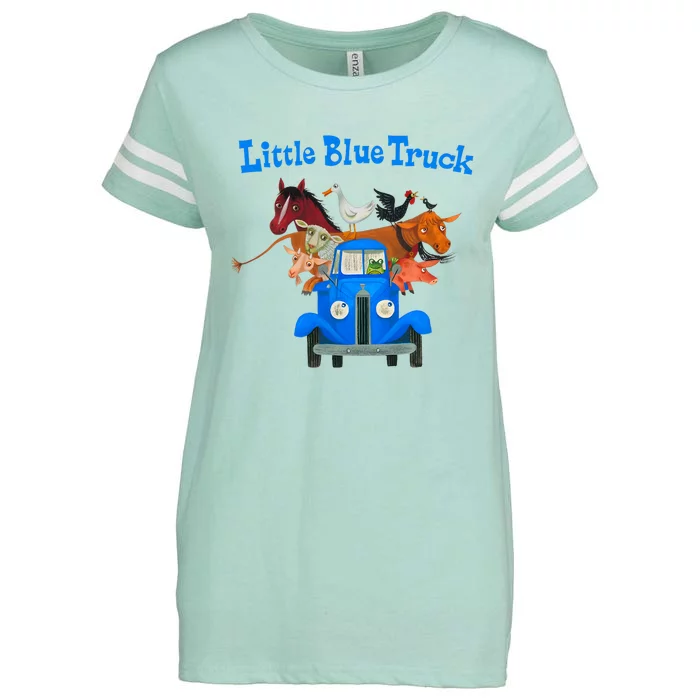 Little Blue Truck Enza Ladies Jersey Football T-Shirt