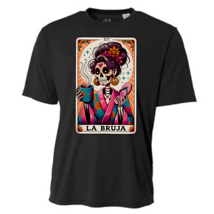 La Bruja Tarot Card Funny Mexican Mom Cooling Performance Crew T-Shirt