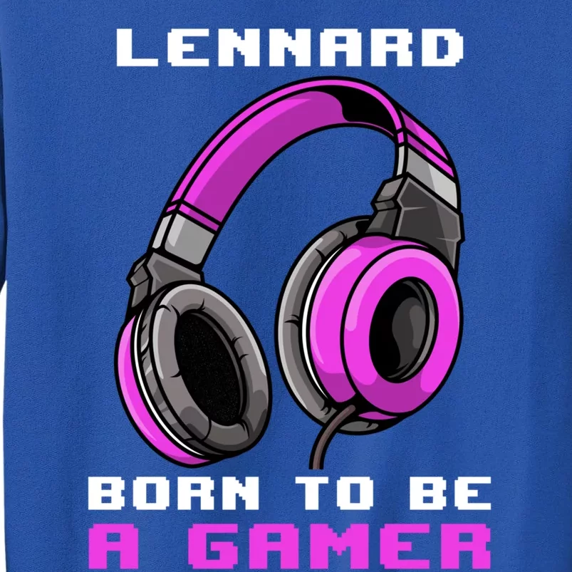 Lennard Born To Be A Gamer Personalized Gift Sweatshirt