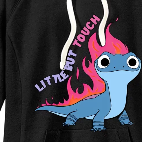 Little But Tough Lizard Bruni Funny Little But Tough Women's Fleece Hoodie