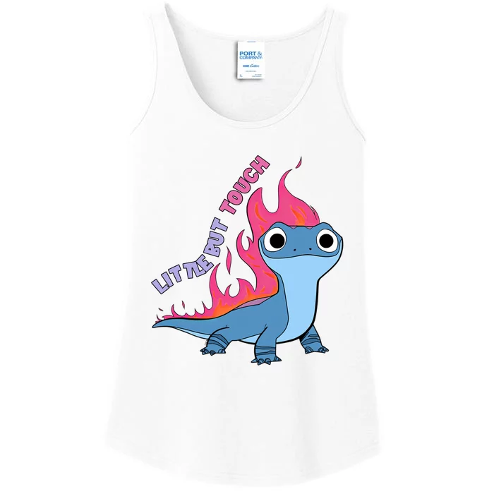 Little But Tough Lizard Bruni Funny Little But Tough Ladies Essential Tank