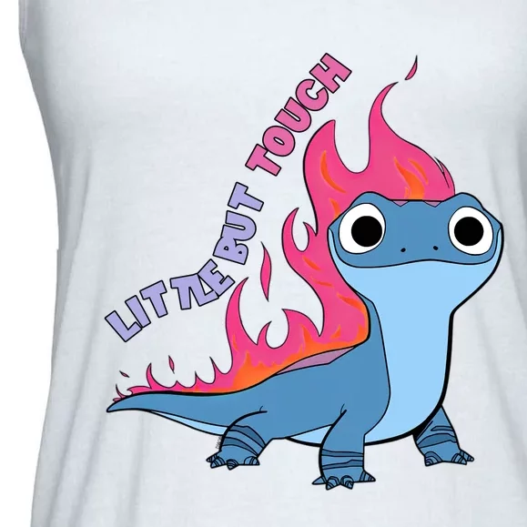 Little But Tough Lizard Bruni Funny Little But Tough Ladies Essential Flowy Tank