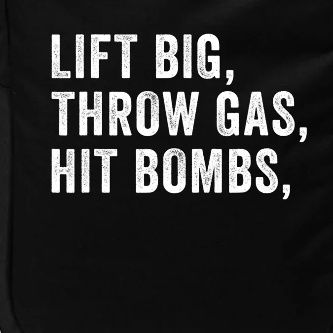 Lift Big Throw Gas Hit Bombs Impact Tech Backpack