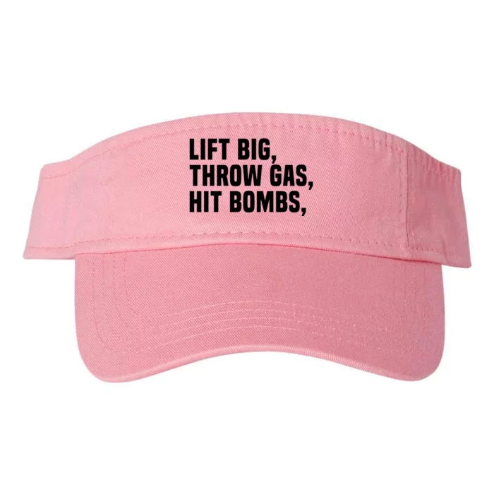 Lift Big Throw Gas Hit Bombs Valucap Bio-Washed Visor