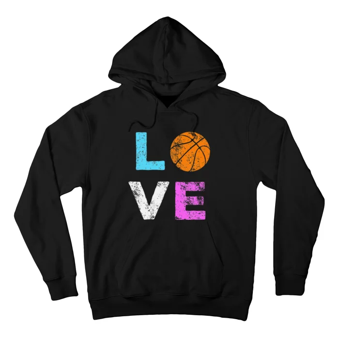 Love Basketball Team Fan Gift Hoodie