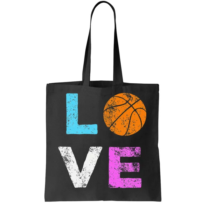 Love Basketball Team Fan Gift Tote Bag