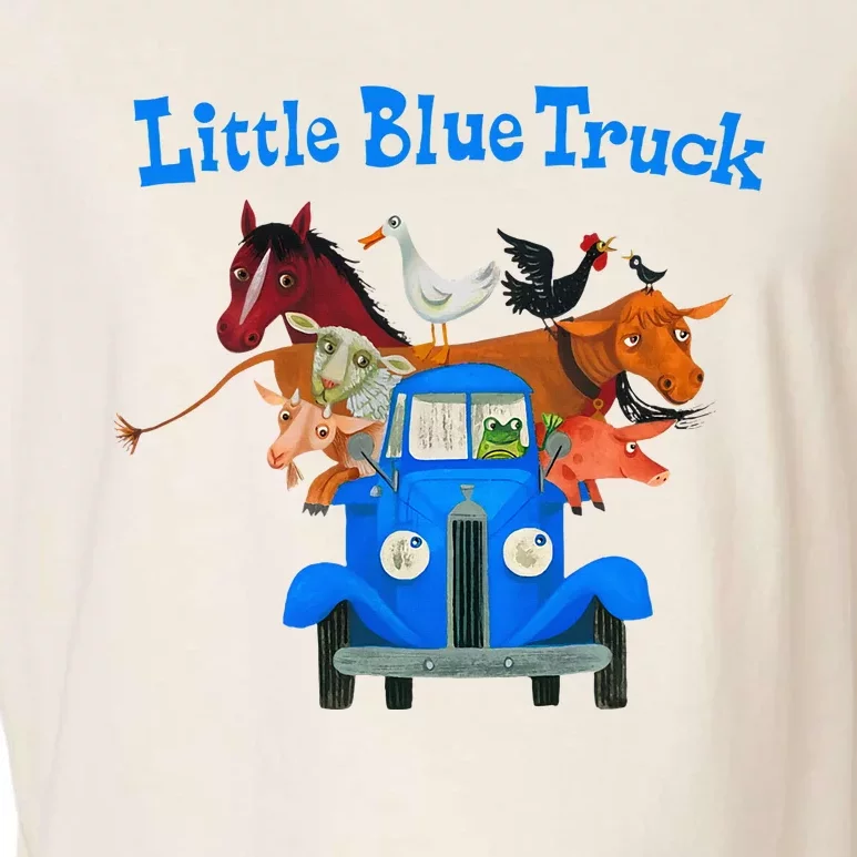 Little Blue Truck Garment-Dyed Women's Muscle Tee