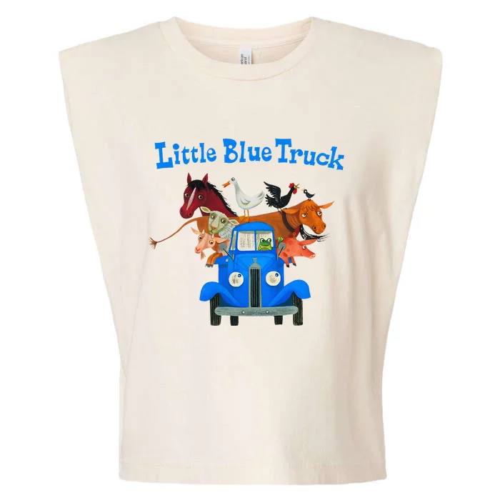 Little Blue Truck Garment-Dyed Women's Muscle Tee